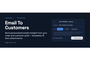 Email To Customers for Shopware 6
